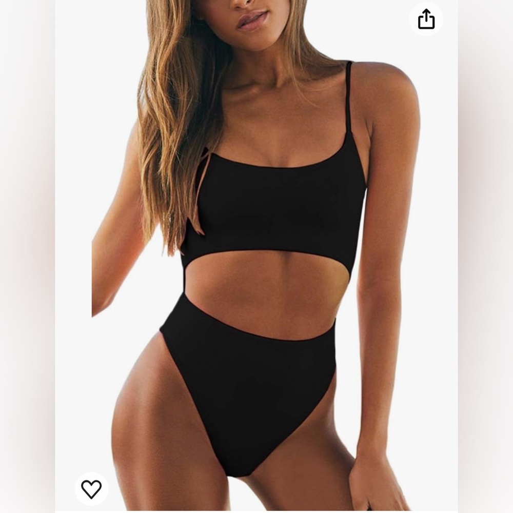 One peice cut out swimsuit